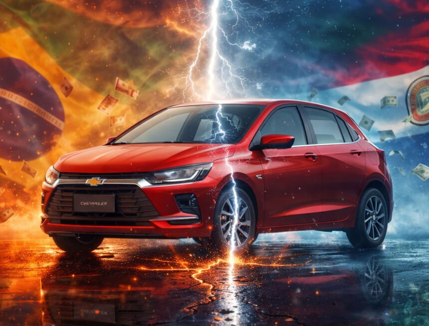 Chevrolet Onix 0km custa R$ 63 mil no Paraguai, enquanto no Brasil passa de R$ 100 mil