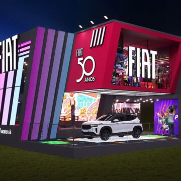 Fiat cria experiência imersiva no Lollapalooza 2026 com jogos e carona no festival