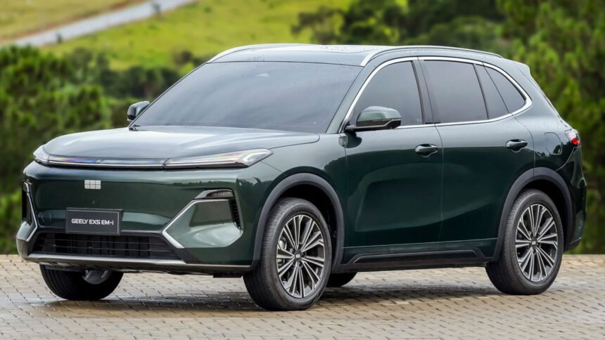 Novo Geely EX5 chega ao Brasil com até 1.300 km de autonomia