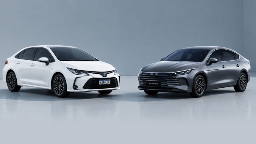BYD King ou Toyota Corolla, qual híbrido vale mais a pena?