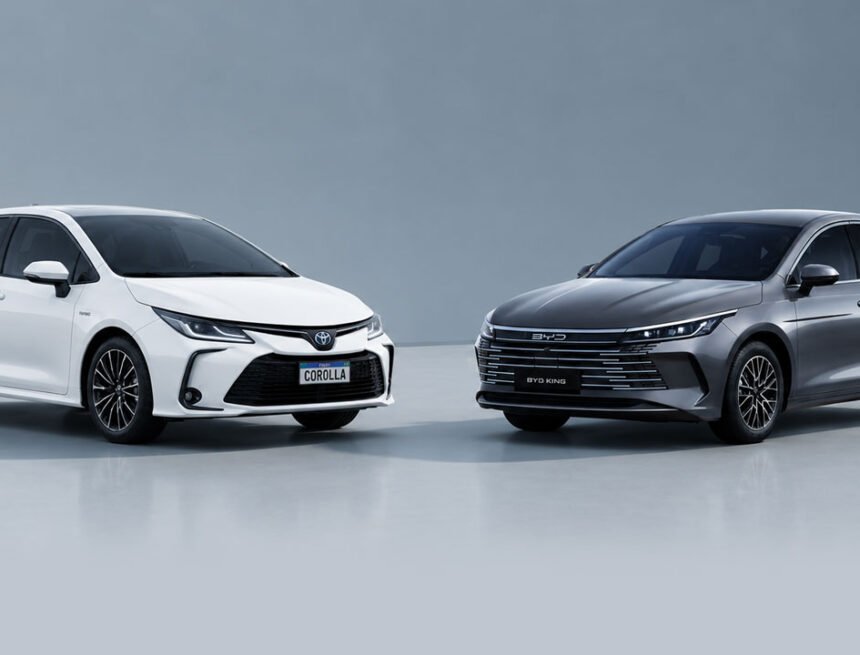 BYD King ou Toyota Corolla, qual híbrido vale mais a pena?