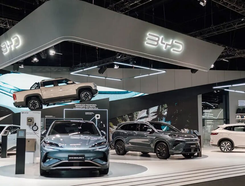 BYD lidera varejo e muda disputa de marketing no setor automotivo
