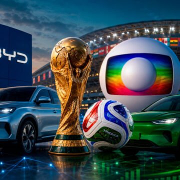 BYD e Localiza usam a Copa da Grupo Globo para ganhar força no mercado automotivo