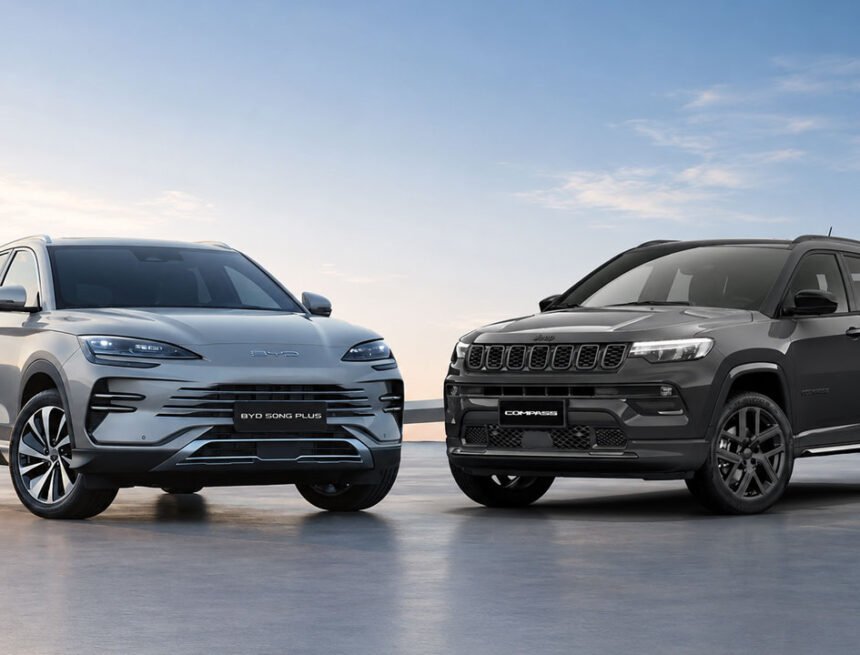 BYD Song Plus supera Jeep Compass em tecnologia e consumo; veja qual vale mais