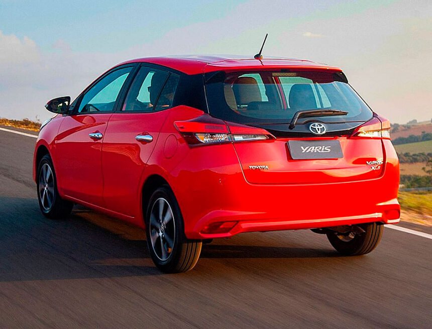 Toyota Yaris lidera ranking dos usados mais lucrativos para lojas em abril de 2026