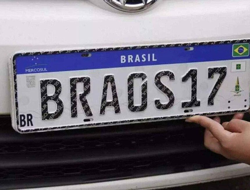 Câmara quer volta de cidade e estado na placa e pode gerar novo custo